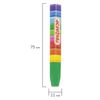 PIFAGOR / Thick wax crayons, 6 colors, oil-based, bright colors