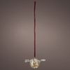 Kaemingk / Pendant lamp-ball Breze 14 cm, 30 micro LED lamps, battery operated, glass