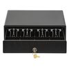 Money box ATOL CD-330-B, electromechanical, 330x380x90 mm (KKM ATOL), black
