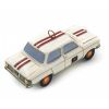 Фарфоровая мануфактура / Christmas tree toy "Eared Zaporozhets - sports", white