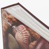 BRAUBERG photo album for 200 photos 10x15 cm, hard cover, "Clock", brown