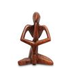 Decor and Gift / Statuette en bois "est une Abstraction de la prière" de 10 cm