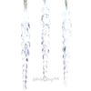 Kaemingk / LED string Ice icicles 24 cold white LED lights 4.6 m, transparent PVC, controller, IP44