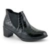 Ortomoda / Orthopedic women's shoes "Chelsea" made of genuine leather, black