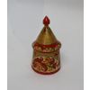Беломорские узоры / Hộp gỗ "Tháp" đục lỗ bằng vàng 13 cm