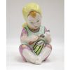 Дулёвский фарфор / Sculpture "Girl with a Hare", author Malysheva N.A., 1 category