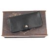 Gift set "Love" clutch button mini machined edges + carton wood
