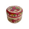 Беломорские узоры / The box is wooden "Boretskaya painting" round 6 cm