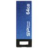 SILICON POWER / Flash disk 64 GB, Touch 835, USB 2.0, metal case, blue