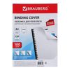 BRAUBERG / Binder covers 100 pcs. A4, leather embossing, cardboard 230 g / m2