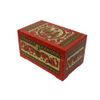 Беломорские узоры / The box is wooden "Pyermogori painting" carved from a single piece of wood, height of 10 cm