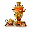 Фабрика Матрешек / Matryoshka factory / Samovar Orange with camomiles, 3 l