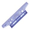 Line with roll's (t-square) 22 cm, STAMM, metallic roller, using the protractor, transparent