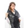 Lacy scarf "Cashmere" black, Madame Cruje