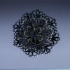 Снежинка / Snowflake / Brooch lace "Flowers in hoarfrost"
