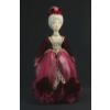 Потешный промысел / Porcelain souvenir doll-pendant "Lady in a secular costume of the Baroque era, 18th century"