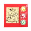Chocolate Christmas coloring "Snowman"
