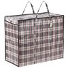 ЛЮБАША / Household bag-trunk, polypropylene, 60x50x30 cm, 90 liters, black-red, 150 g / m2