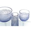 Гусевской Хрустальный завод / Crystal vase for cookies "Ball" light purple on a leg