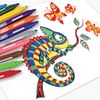 The markers are double-sided JOVI (Spain), 12 colours, ventilated cap, carton packaging
