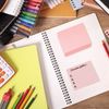 BRAUBERG / Self-adhesive block (stickers) PASTEL, 76x76 mm, 100 sheets, pink