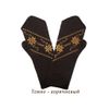 MITTENS for women double with hand embroidery