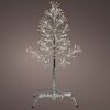 Kaemingk / Lausanne Silver LED tree 78 cm, 140 warm white LED lights with flickering, IP44