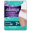 "Always" adult absorbent briefs, size M