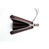 Clutch zipper large brown