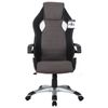 Computer chair BRABIX "Techno GM-002", fabric, black / gray, white inserts