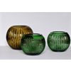 Гусевской Хрустальный завод / Crystal vase for flowers "Multicolor" small green