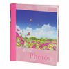 Photo album BRAUBERG 20 magnetic sheets, 23х28 see "Marvelous meadow", pink