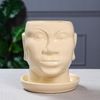 Керамика ручной работы / Planter "African head" 1.4 l