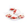 Дулёвский фарфор / Tea service "Countryside. Poppies", 14 items