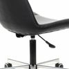 BRABIX / Armchair "Deco MG-316", without armrests, silver five-beam, eco-leather, black, 532080.