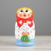 The figurine is porcelain and "Matryoshka" small
