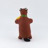 Дымковская глиняная игрушка / Clay toy "Bear with a violin"