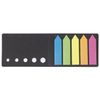 Bookmark adhesive STAFF, NEON plastic ARROWS, 50х12 mm, 5 colors x 20 sheets in a cardboard book