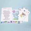 "Elephant" set for creativity - mosaic from sequins