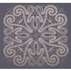Снежинка / Snowflake / Lace doily square