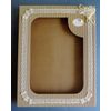 Снежинка / Snowflake / Packing box with machine lace and beads