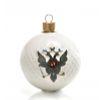 Фарфоровая мануфактура / Christmas tree toy "Ball - coat of arms of Russia in 1760"