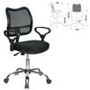 Armchair CH-799SL, with armrests, chrome, black