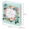 Photo album BRAUBERG "Flower Pattern" for 304 photos 10x15 m, hard cover, thermosealing