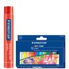 Oil pastels art thickened STAEDTLER (Germany) "Noris club Jumbo" 12 colors round cross-section