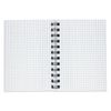 Caderno de pequeno formato (160x114 mm) A6, BRAUBERG, 120 folhas, pente, gaiola, "Speed"