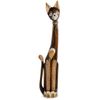 Decor and Gift / Wooden figurine "Cat" 100 cm