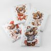 Крошка Я / Set of pillows "Bear", 4 pieces