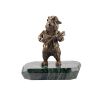 Золотая антилопа / Figurine "Bear with a balalaika" on a stone