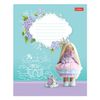 HATBER / Notebook 12 sheets, cage, sequins, "Dolls" / 20 pcs.